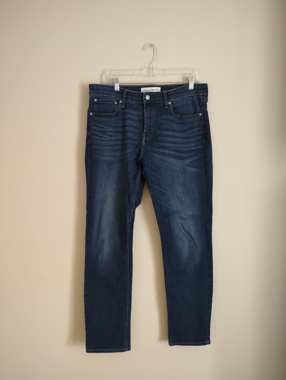 Calvin Klein Jeans Men’s Dark Blue Slim Denim 34x32